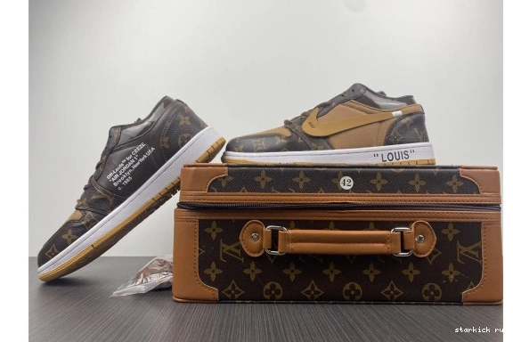 CASE) Top Low (WITH WHITE-LouiV AIR -LouiV O-W 1 JORDAN 1106